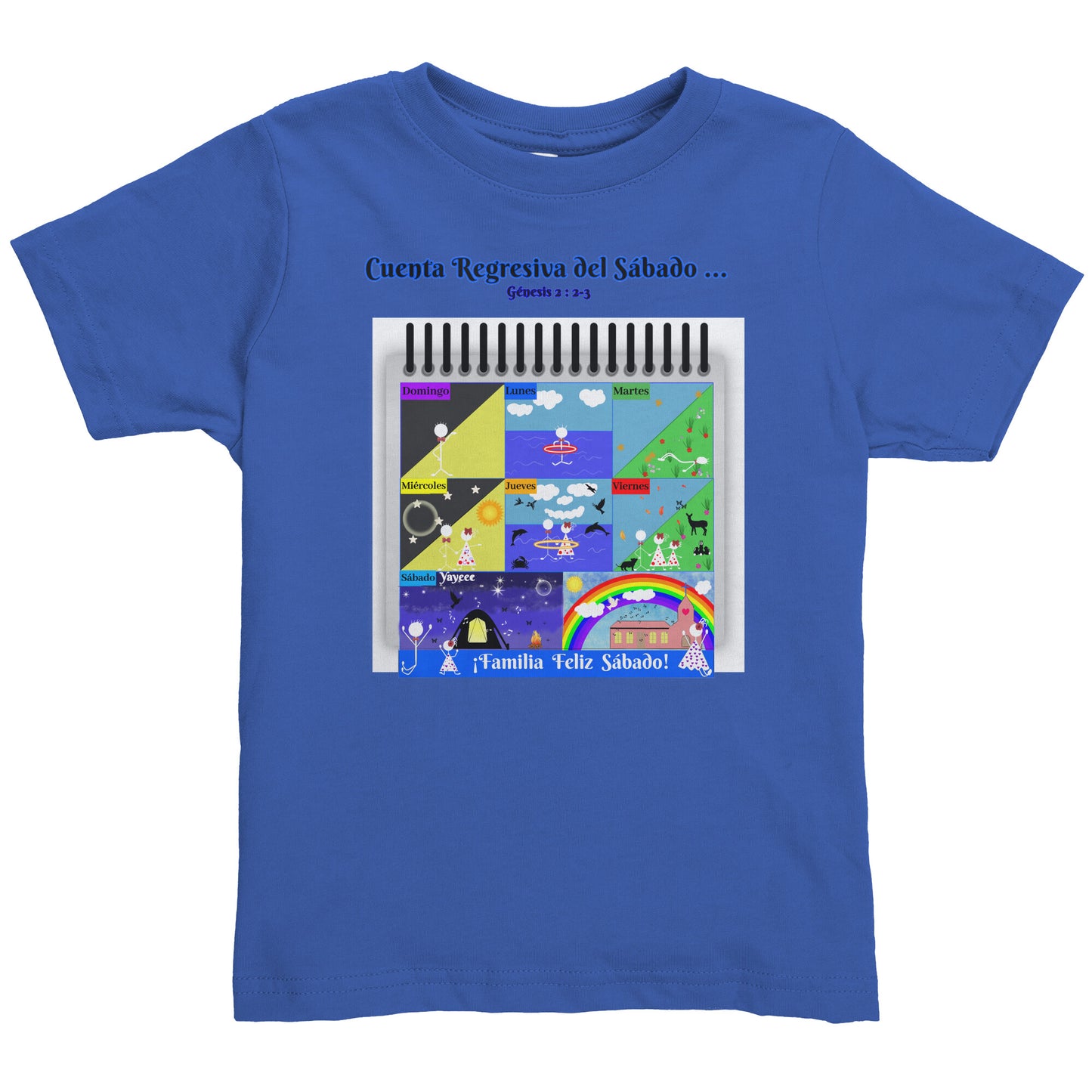 Spanish || Toddler Girl's Sabbath Matching Family Shirt