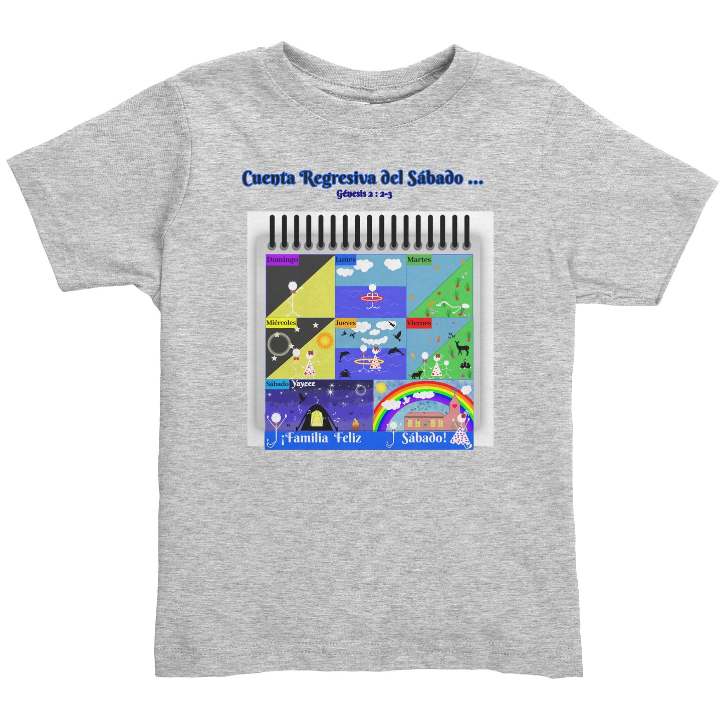 Spanish || Toddler Boy's Sabbath Matching Family Shirt