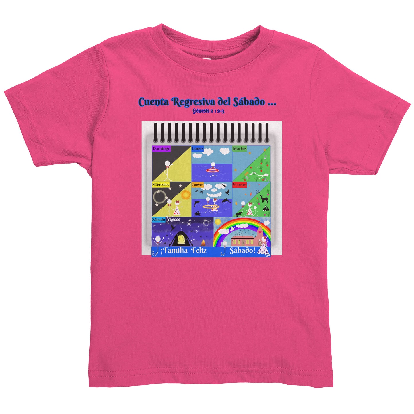 Spanish || Toddler Boy's Sabbath Matching Family Shirt