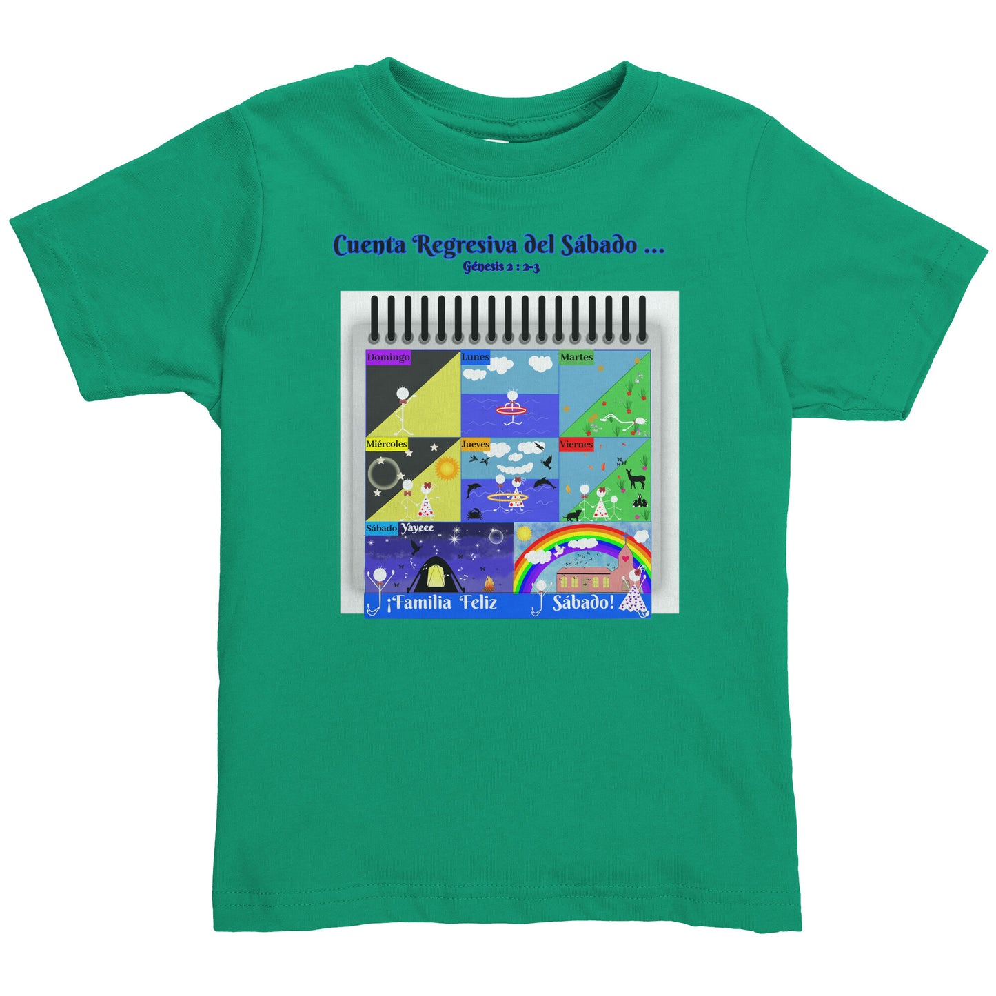 Spanish || Toddler Boy's Sabbath Matching Family Shirt