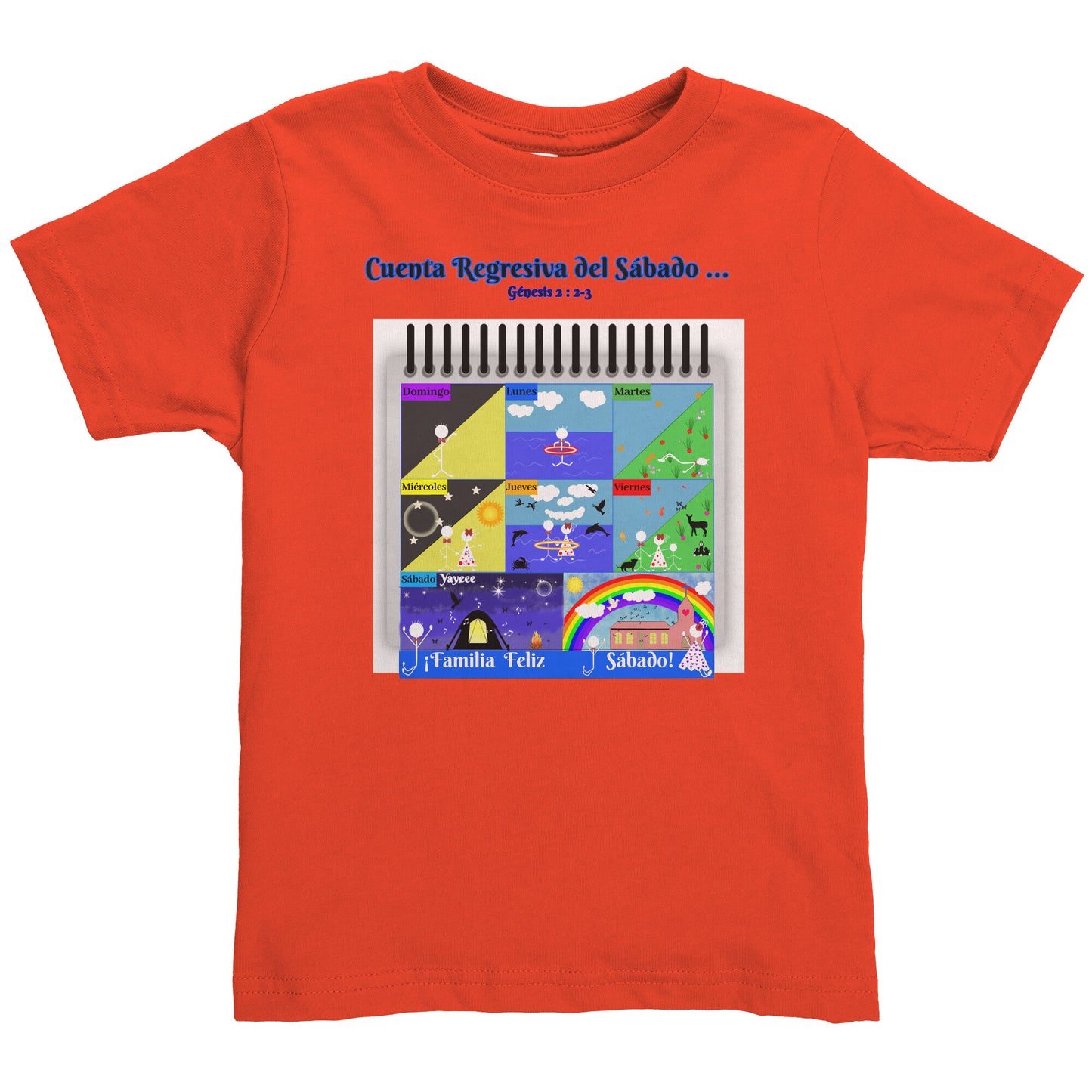 Spanish || Toddler Boy's Sabbath Matching Family Shirt