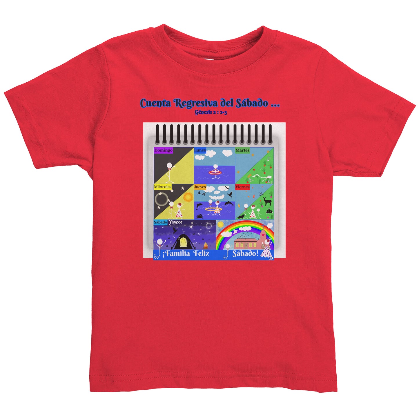 Spanish || Toddler Boy's Sabbath Matching Family Shirt