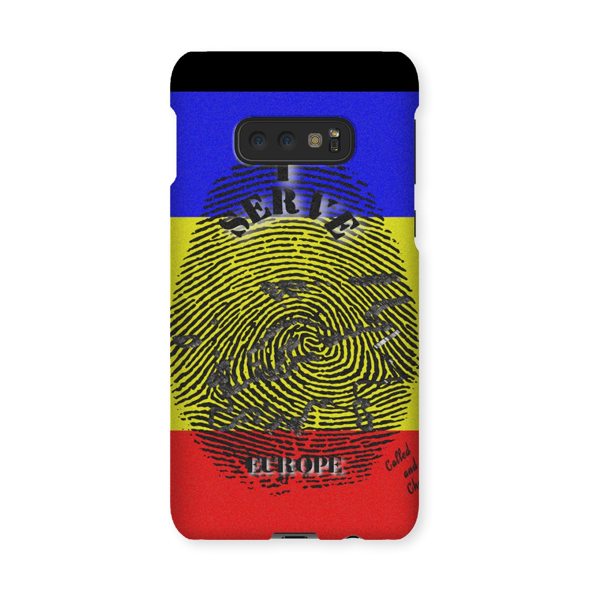 I Serve Europe Fingerprint Snap Phone Case