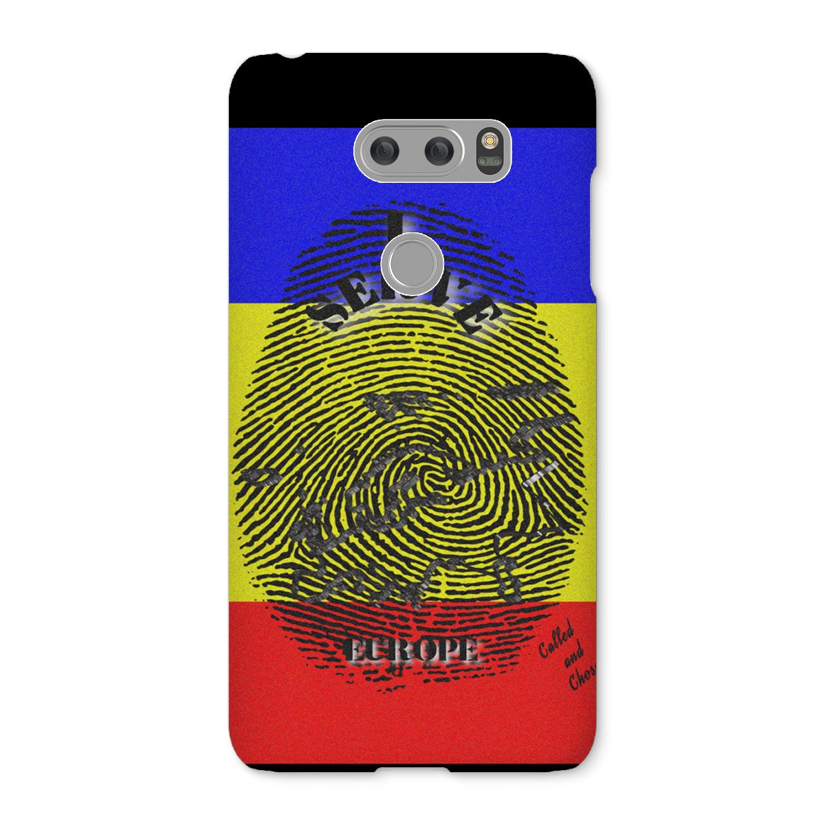 I Serve Europe Fingerprint Snap Phone Case