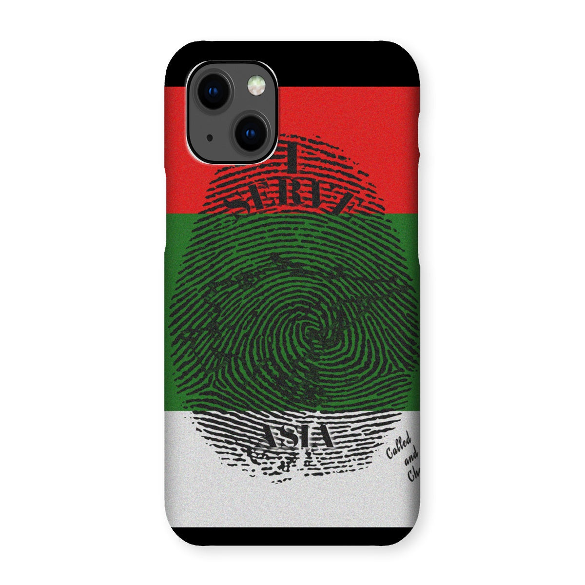 I Serve Asia Fingerprint Snap Phone Case