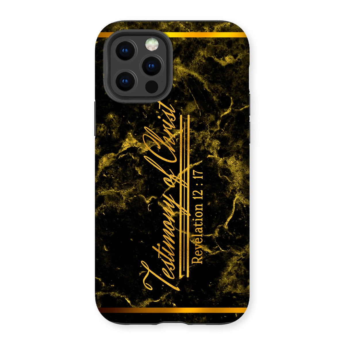 Testimony of Christ || Revelation 12:17 Tough Phone Case