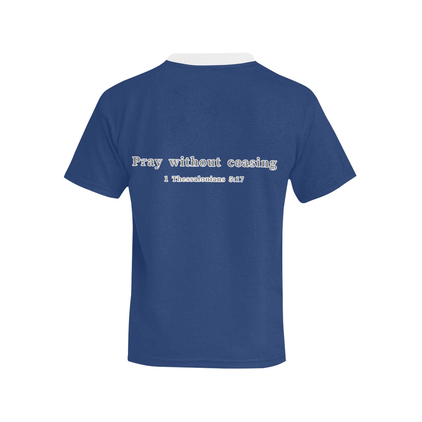 Youth Girl 1 Thessalonians 5:17 Covered T-Shirt