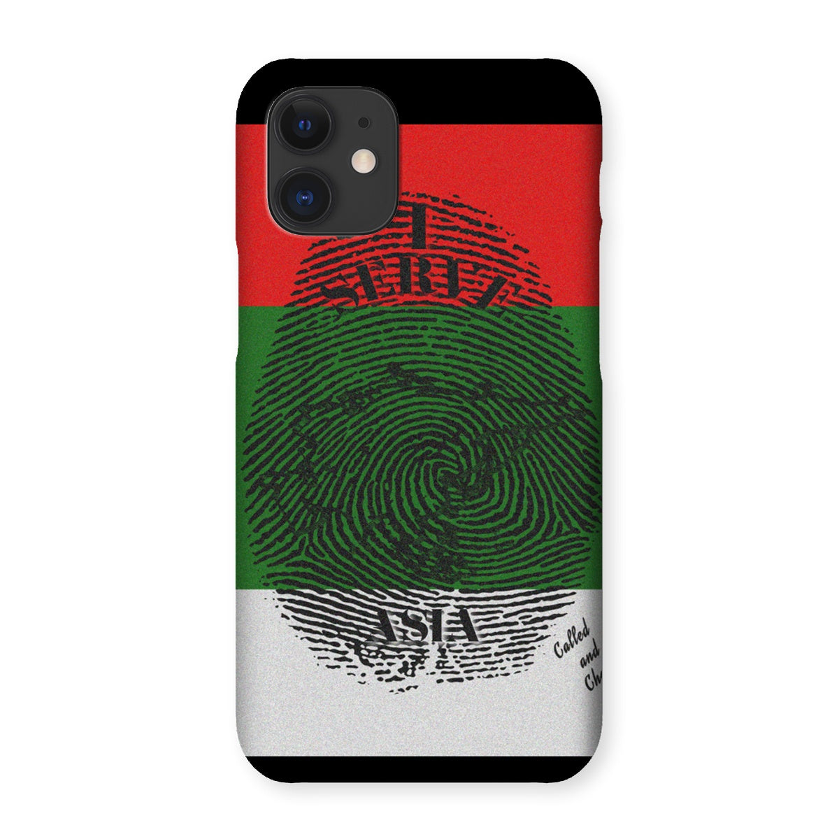 I Serve Asia Fingerprint Snap Phone Case