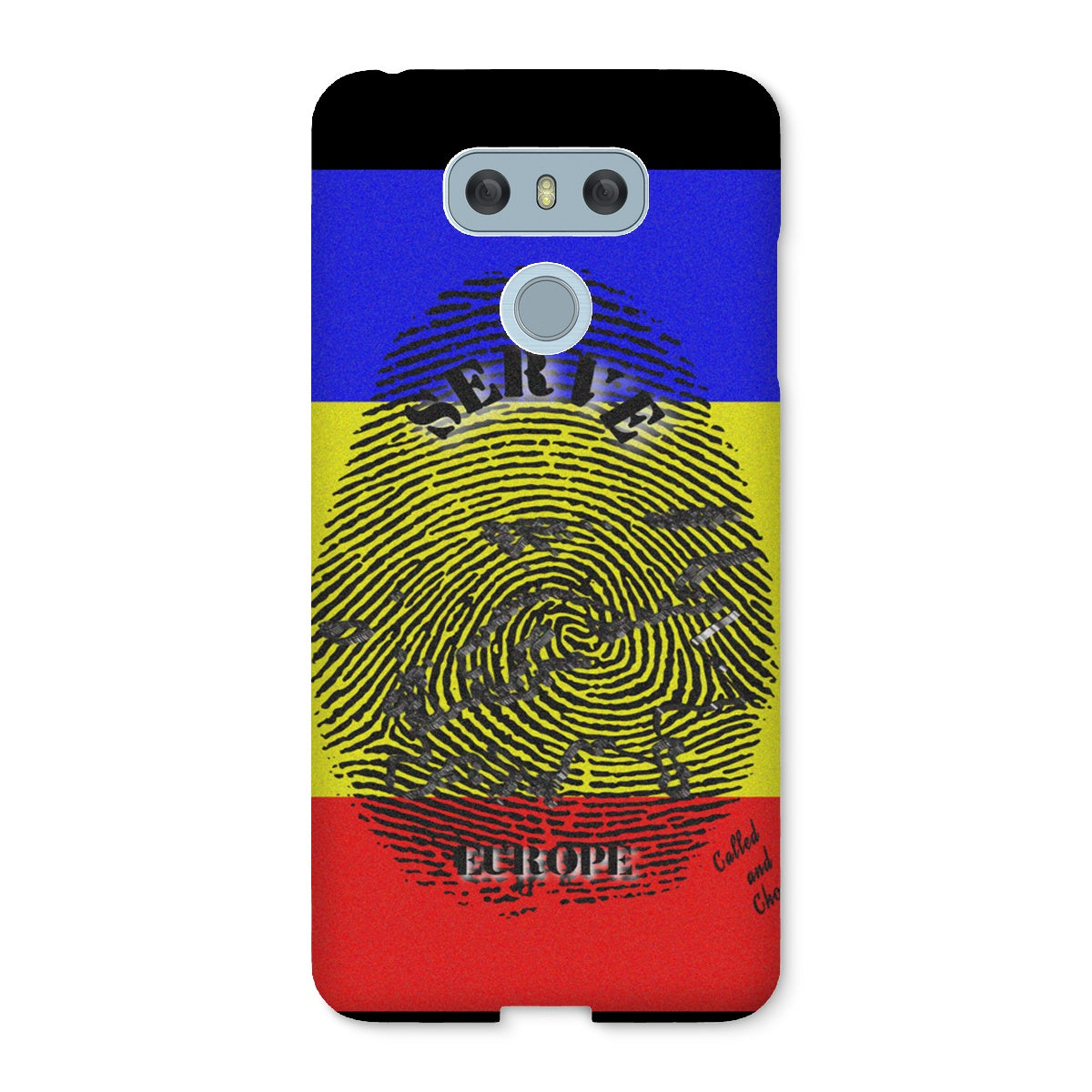 I Serve Europe Fingerprint Snap Phone Case