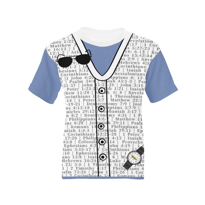 Youth Girl 1 Thessalonians 5:17 Covered T-Shirt