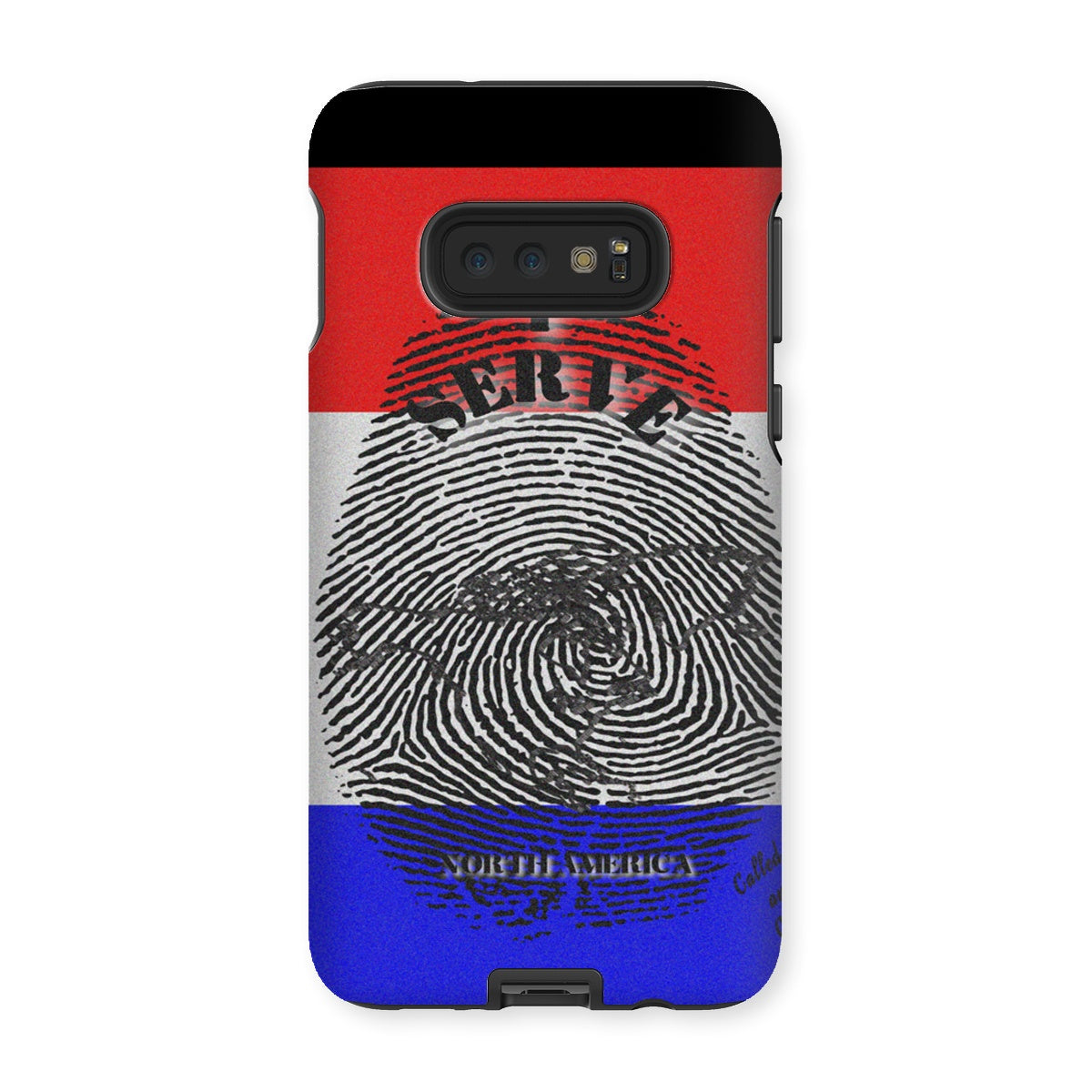 I Serve North America Fingerprint Tough Phone Case