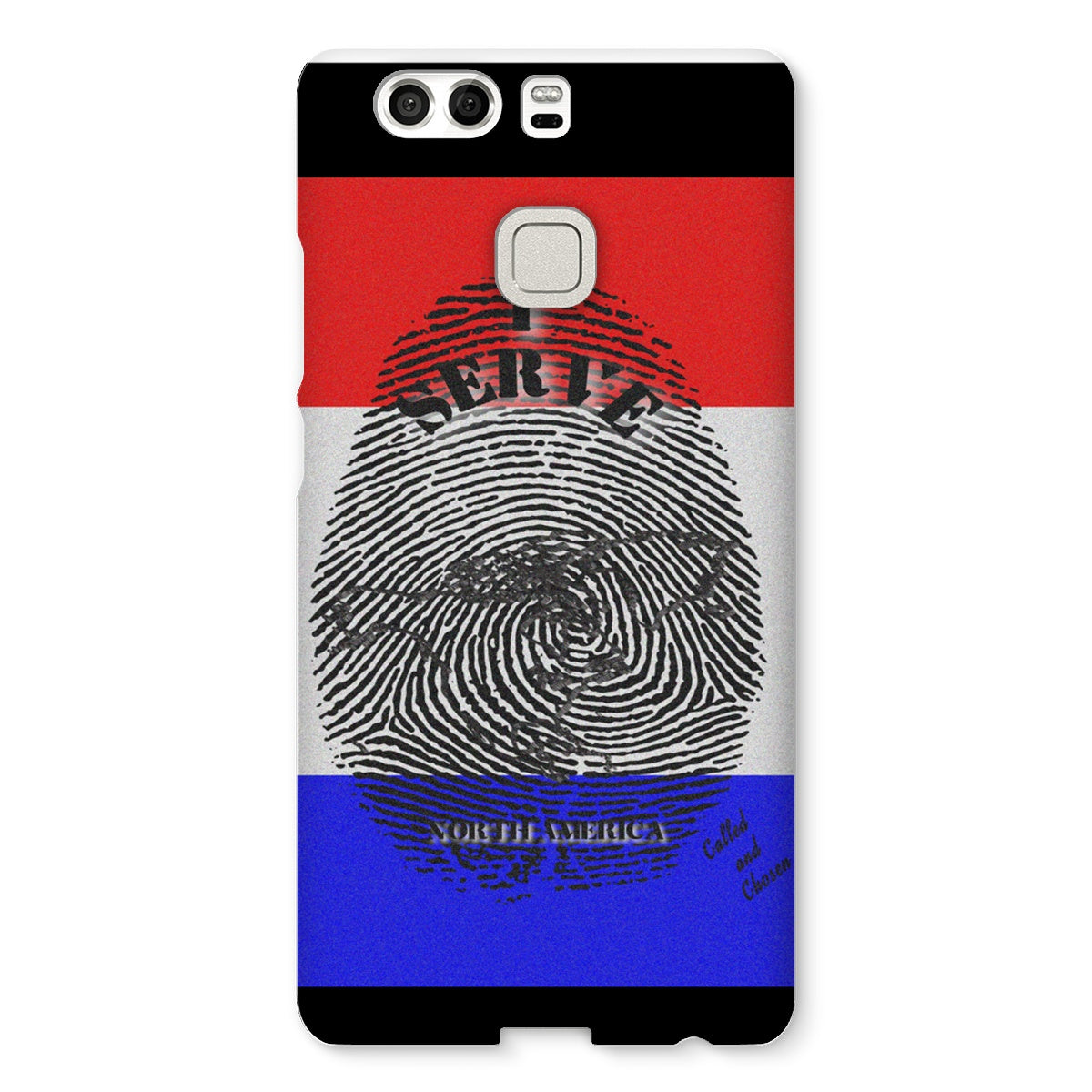 I Serve North America Fingerprint Snap Phone Case