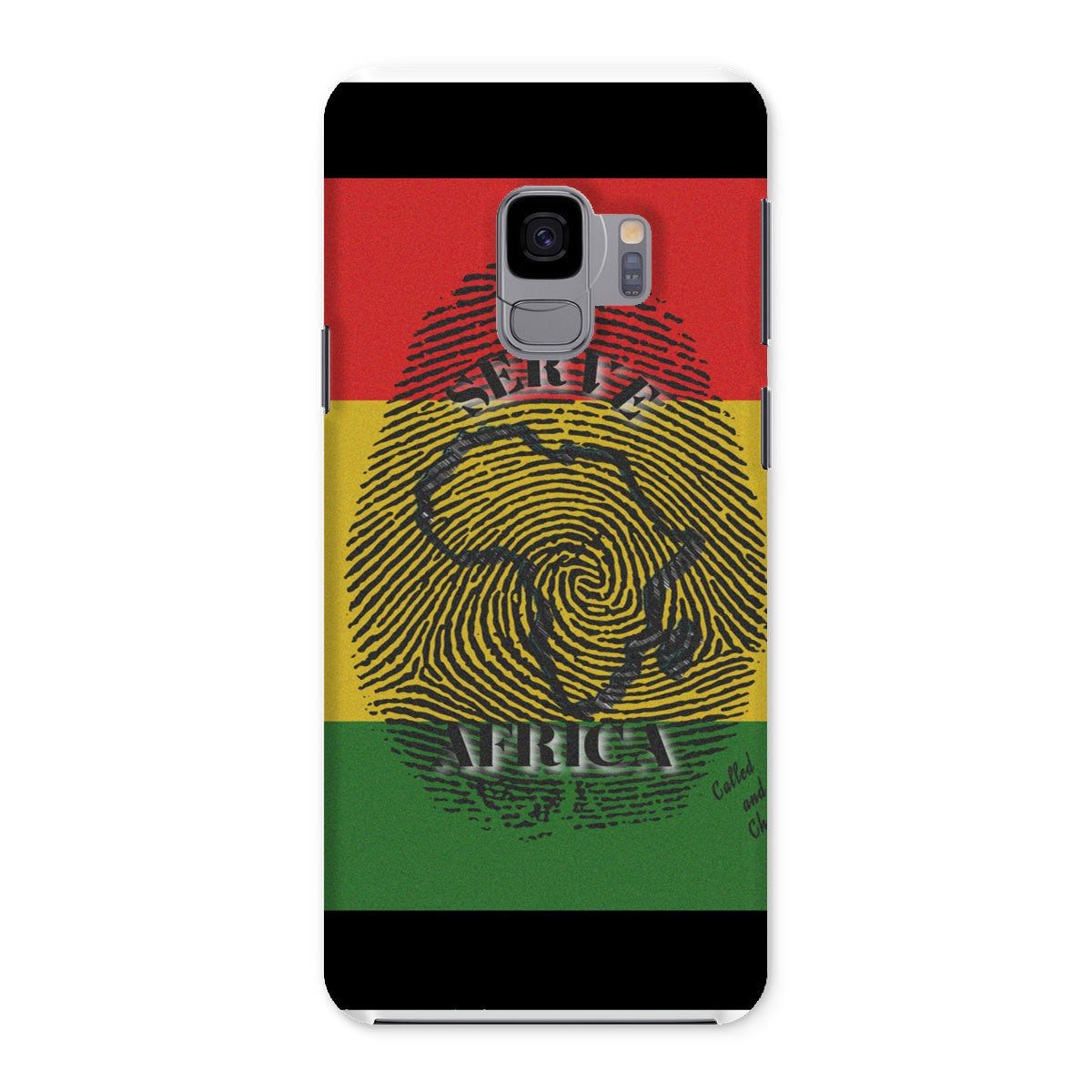 I Serve Africa Fingerprint Snap Phone Case