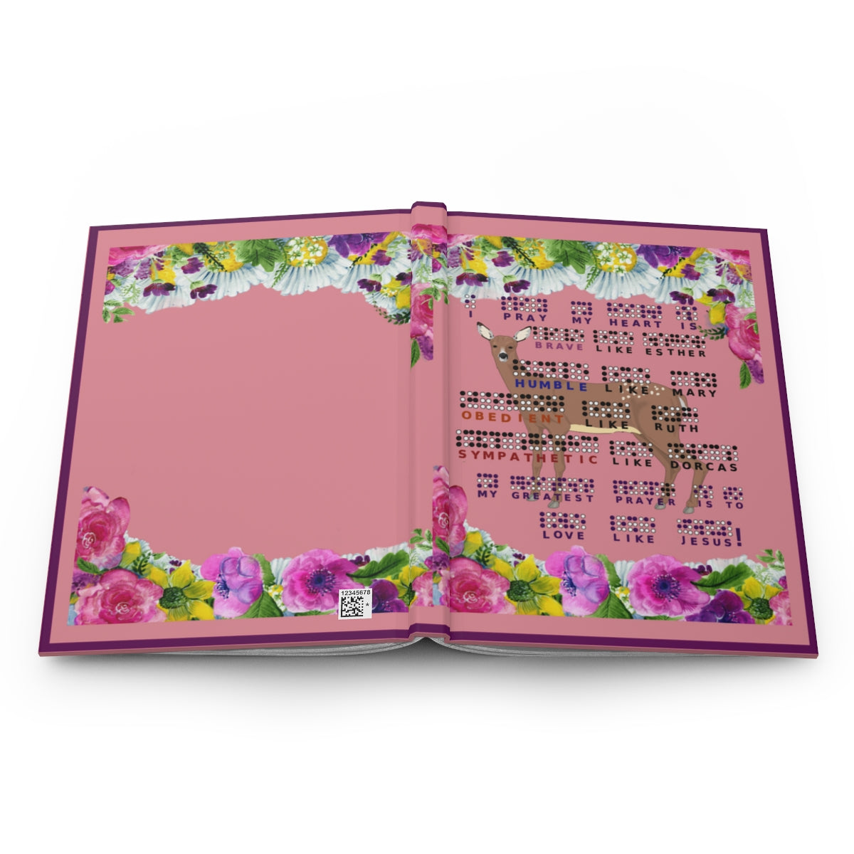 Braille || Love Like Jesus Girl's Journal || Deer