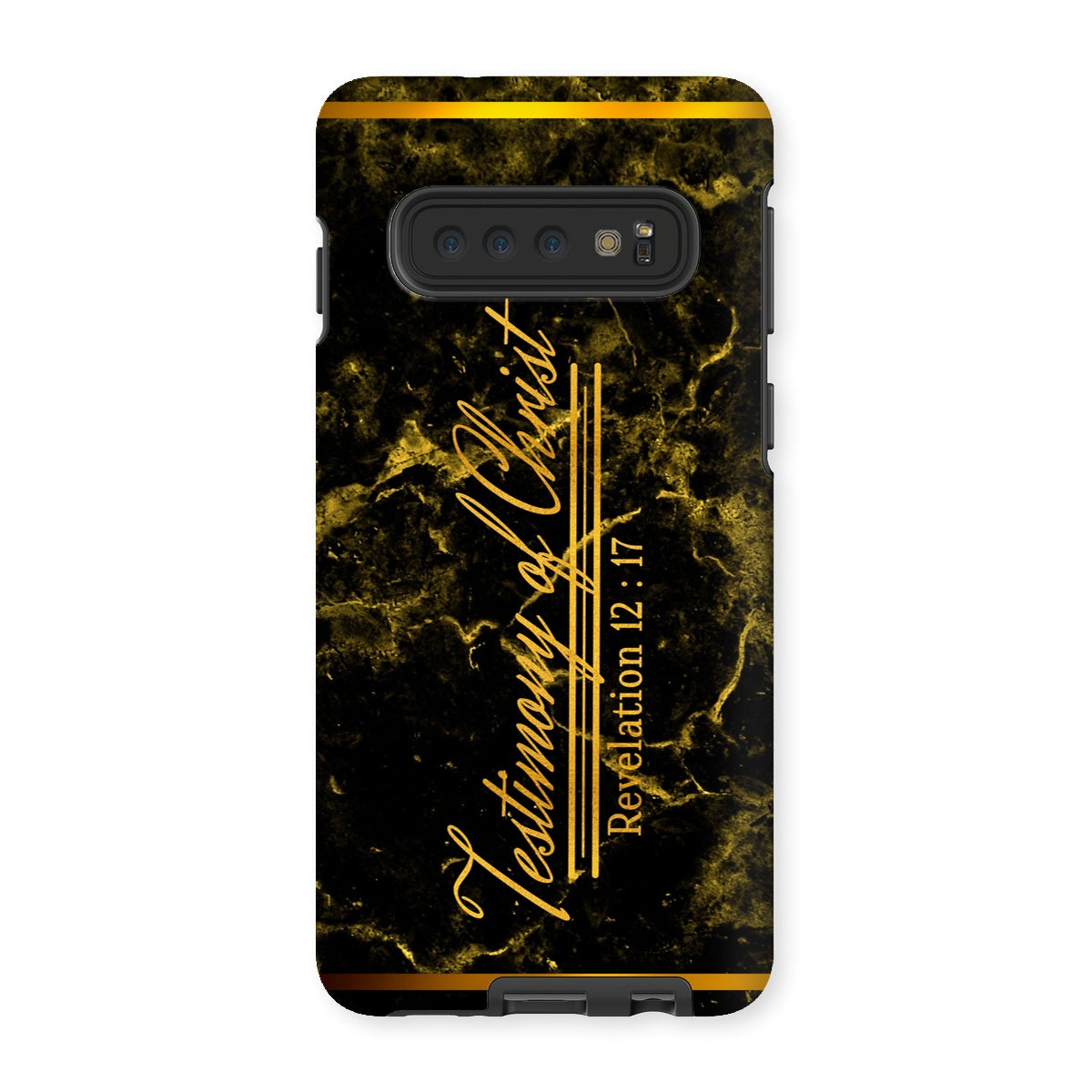 Testimony of Christ || Revelation 12:17 Tough Phone Case