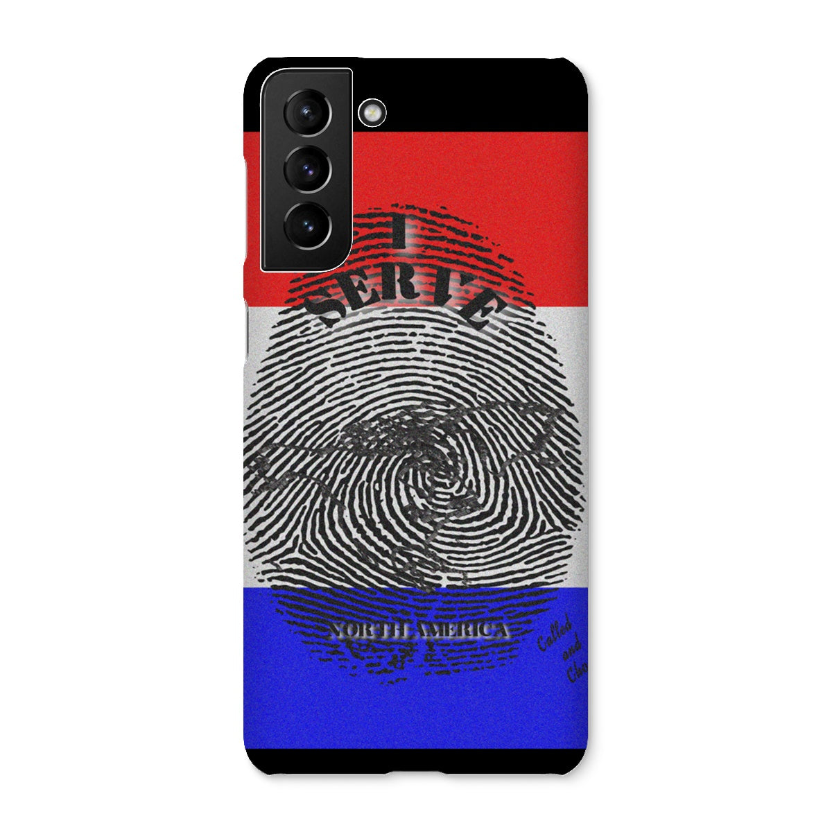 I Serve North America Fingerprint Snap Phone Case