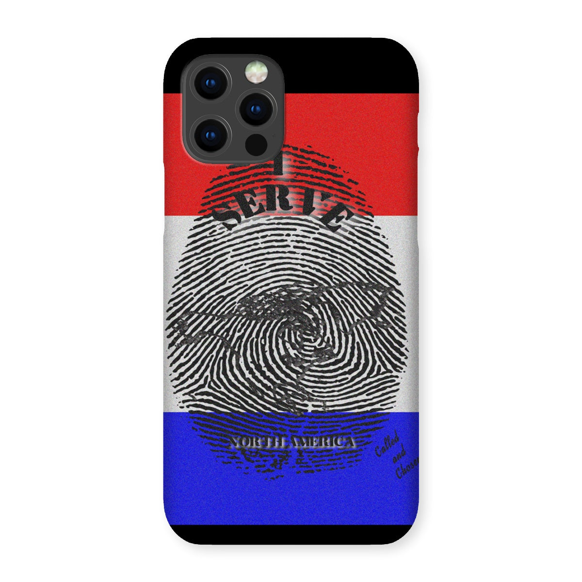 I Serve North America Fingerprint Snap Phone Case