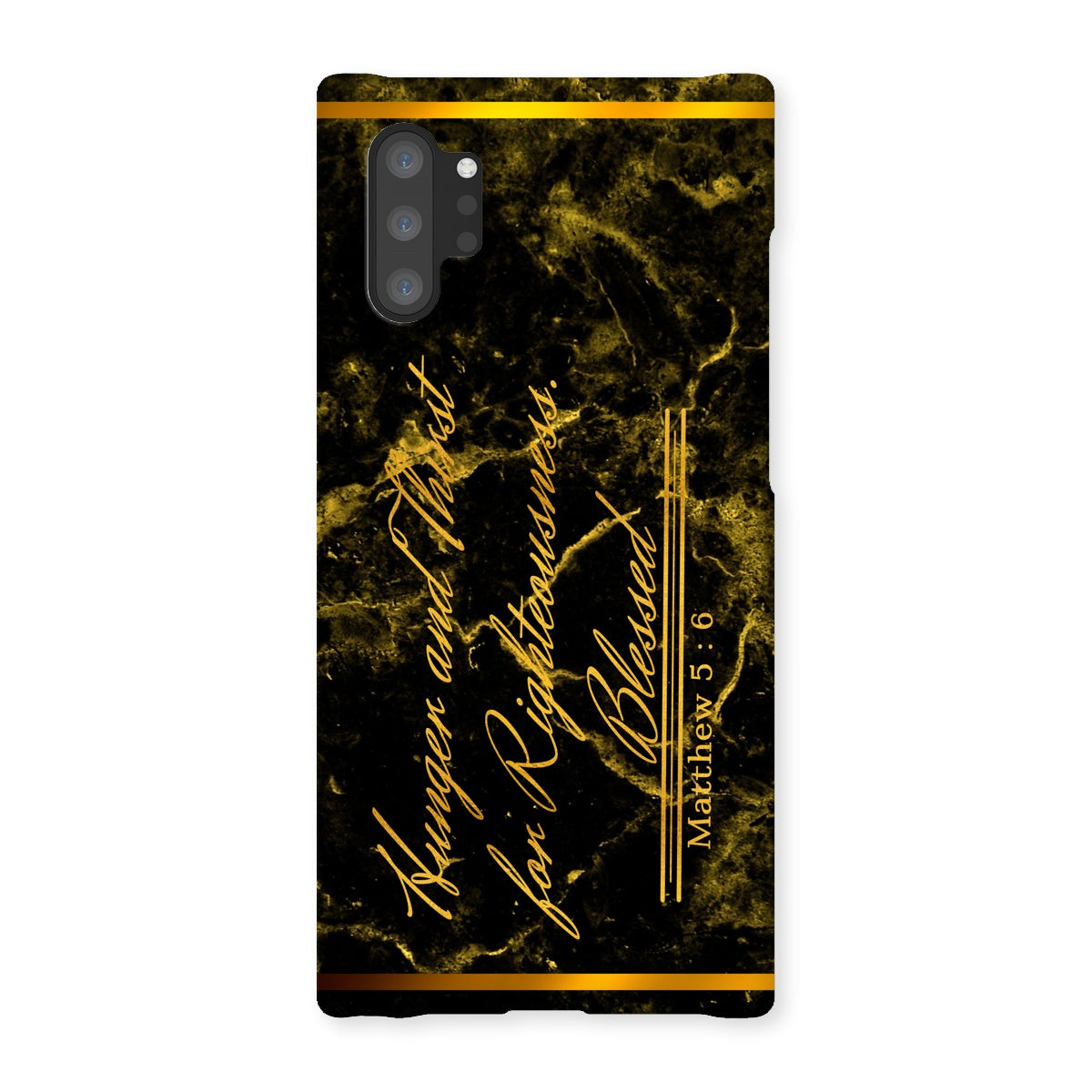 Hunger and Thirst for Righteousness || Matthew 5:6 Snap Phone Case