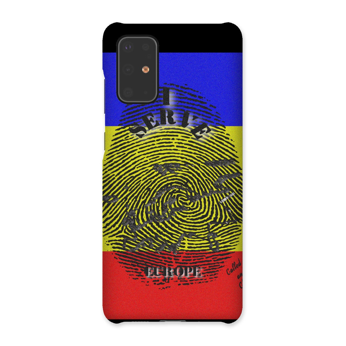 I Serve Europe Fingerprint Snap Phone Case