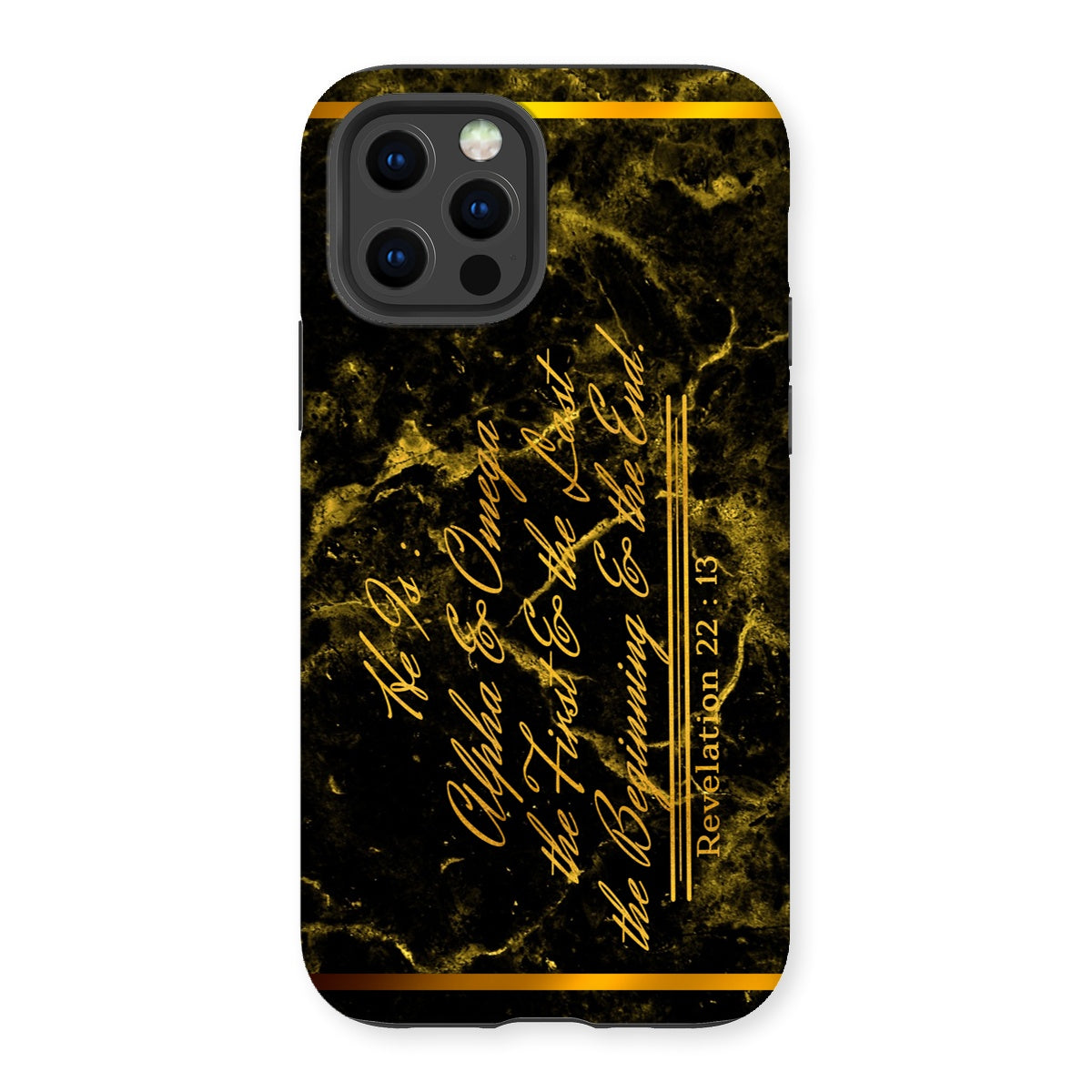 Alpha & Omega || Revelation 22:13 Tough Phone Case