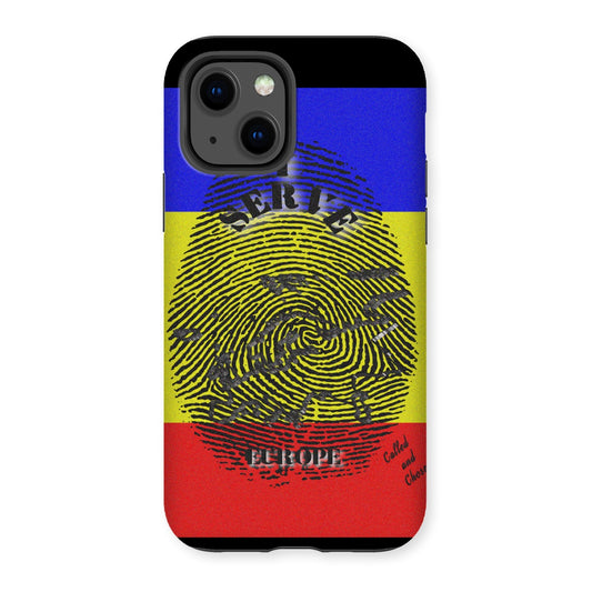 I Serve Europe Fingerprint Tough Phone Case