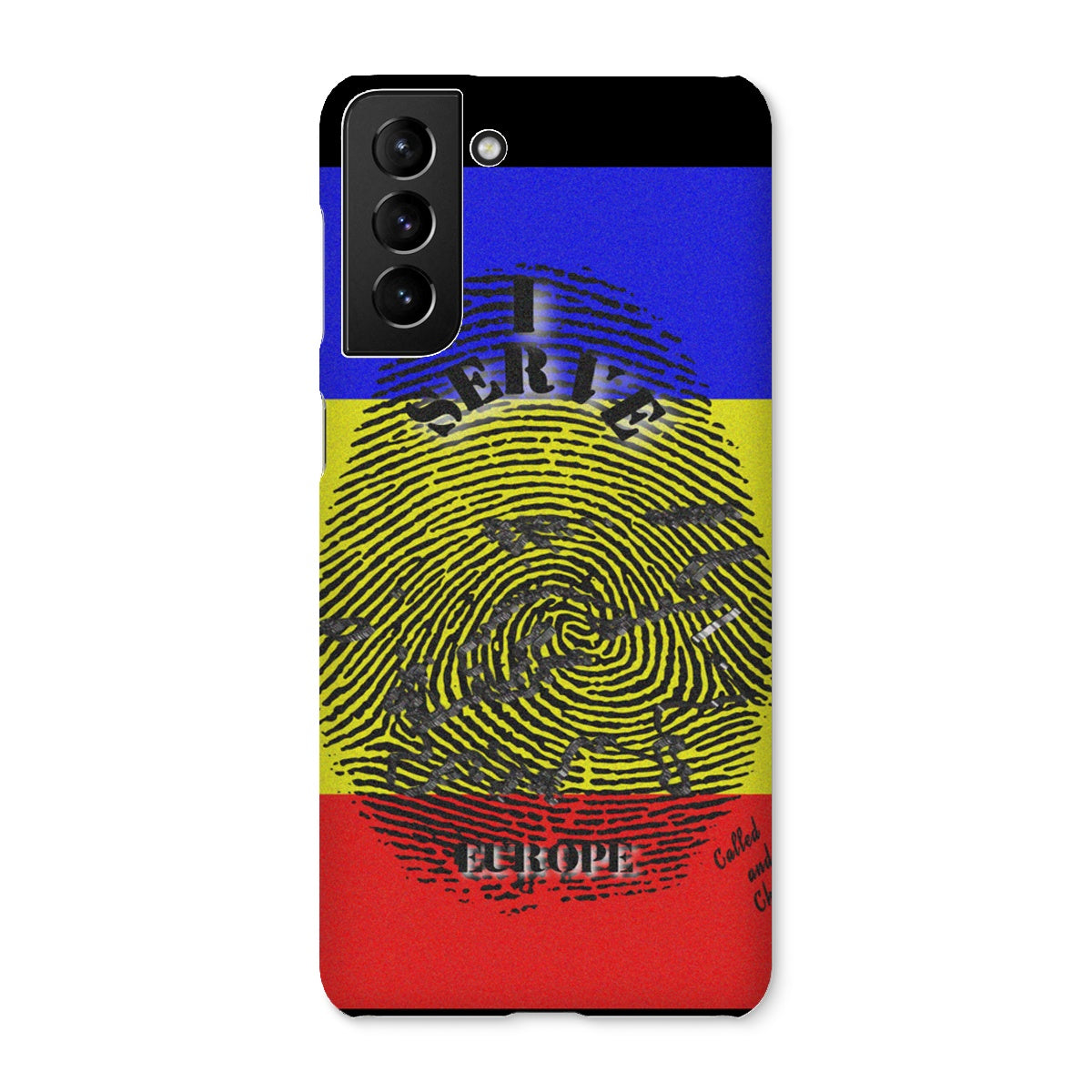 I Serve Europe Fingerprint Snap Phone Case