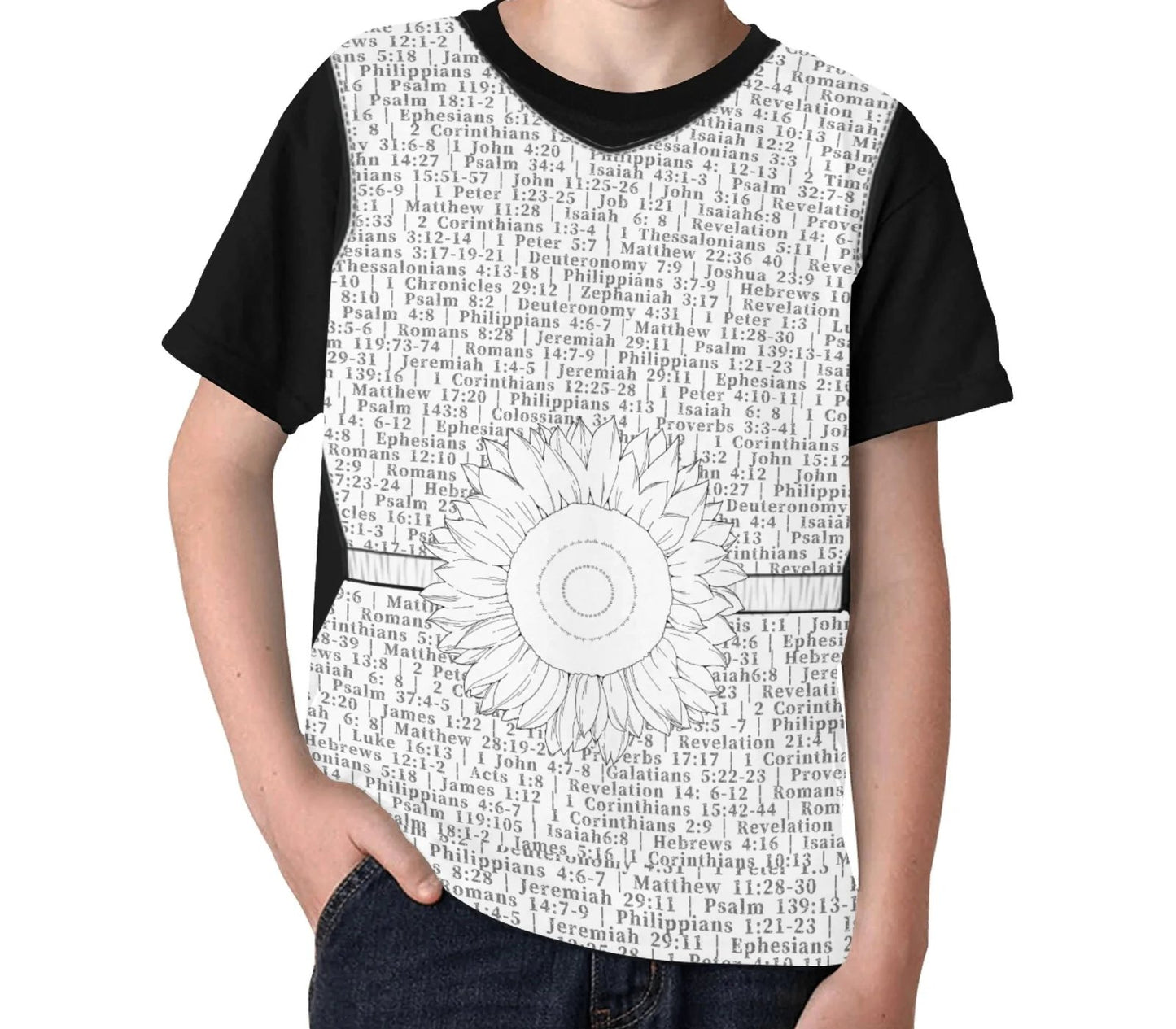 Youth Girl Psalm 139:14 Covered T-Shirt