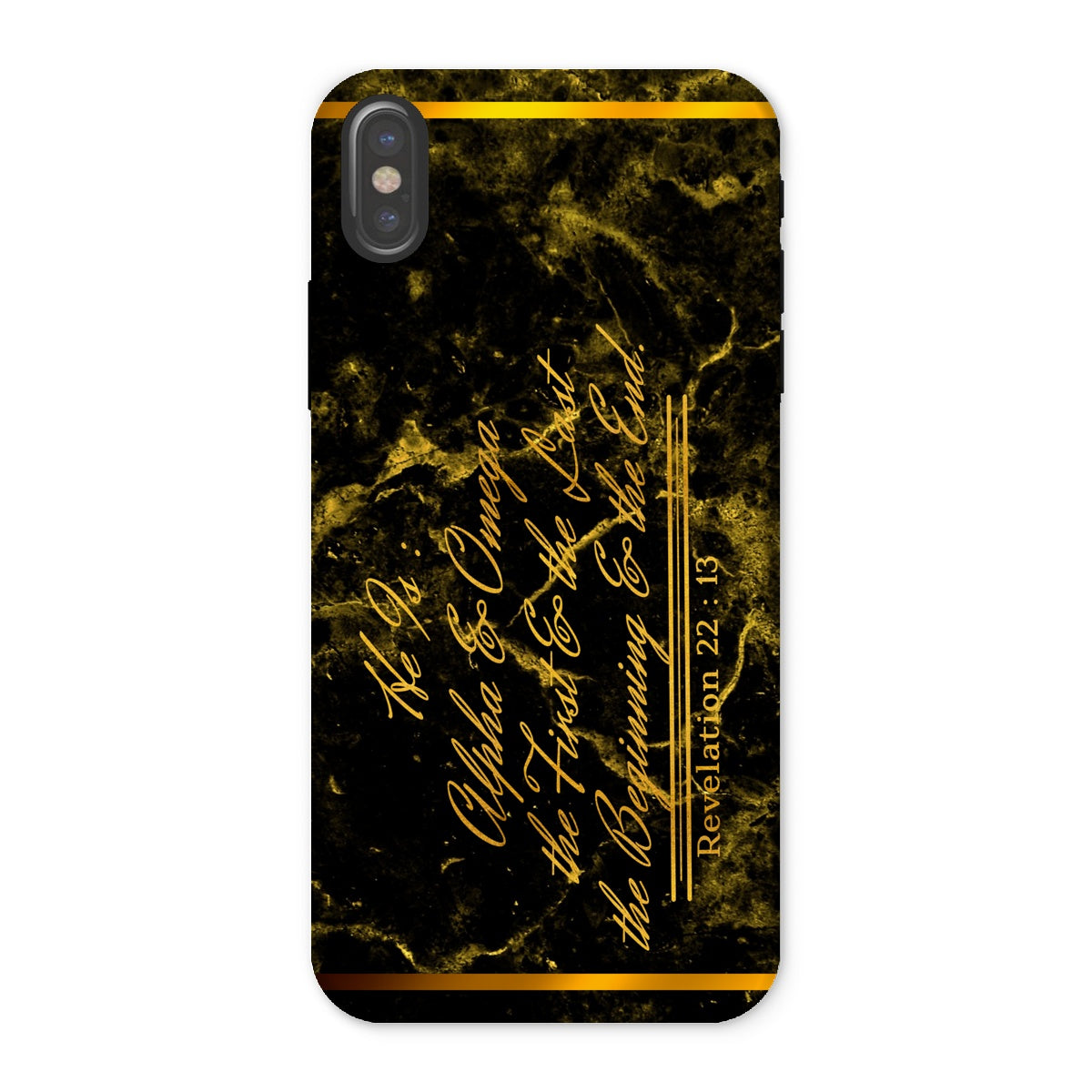 Alpha & Omega || Revelation 22:13 Tough Phone Case