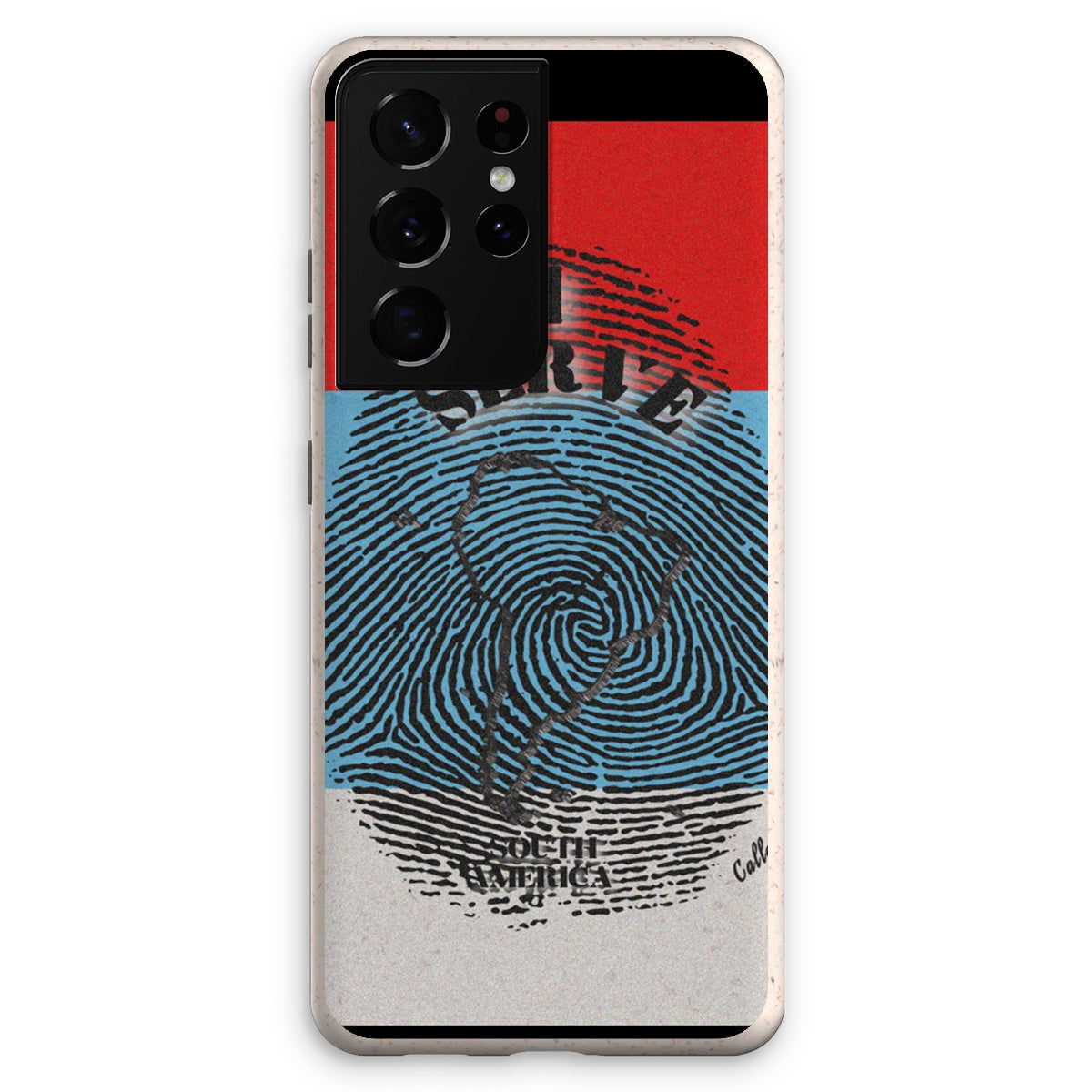 I Serve South America Fingerprint Eco Phone Case