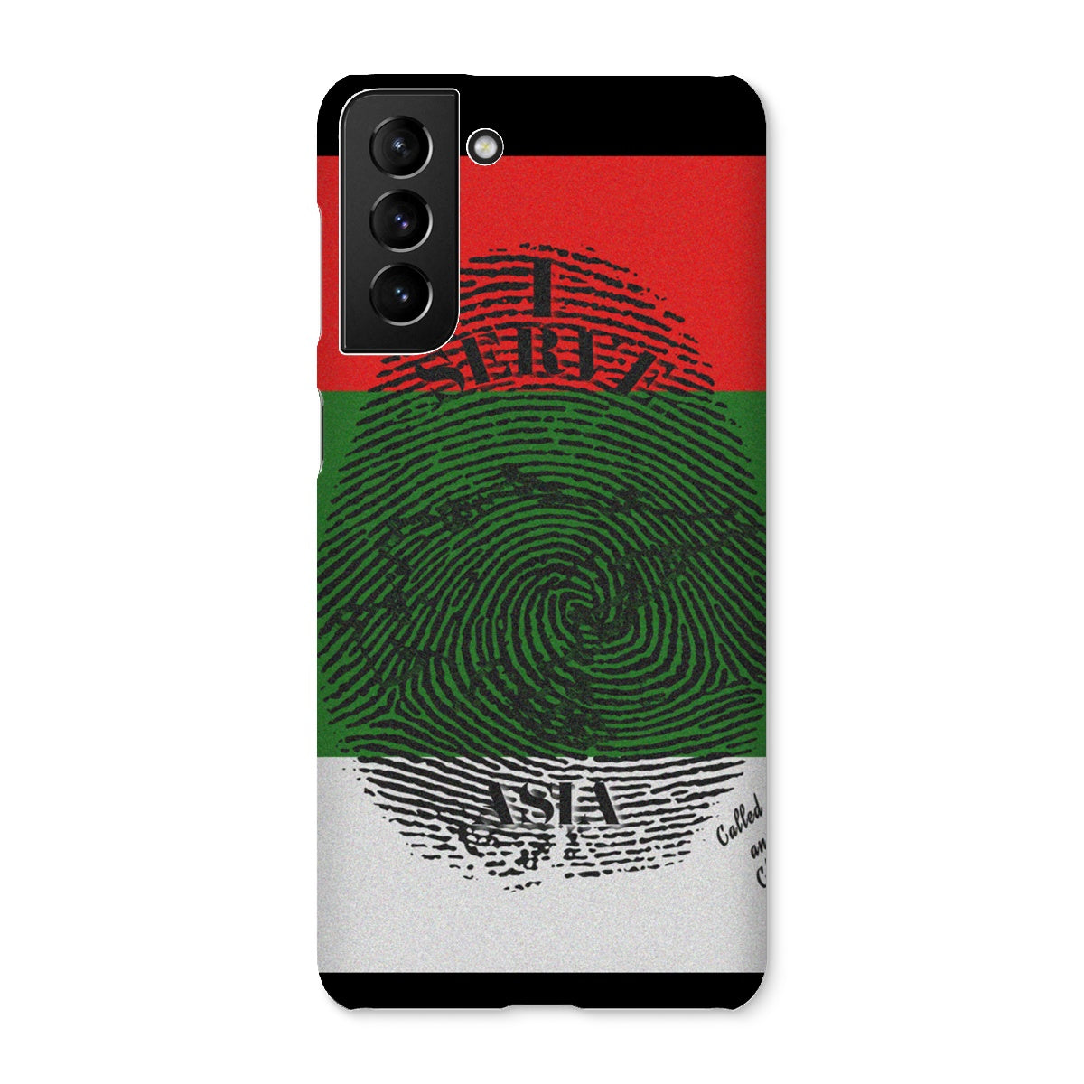 I Serve Asia Fingerprint Snap Phone Case