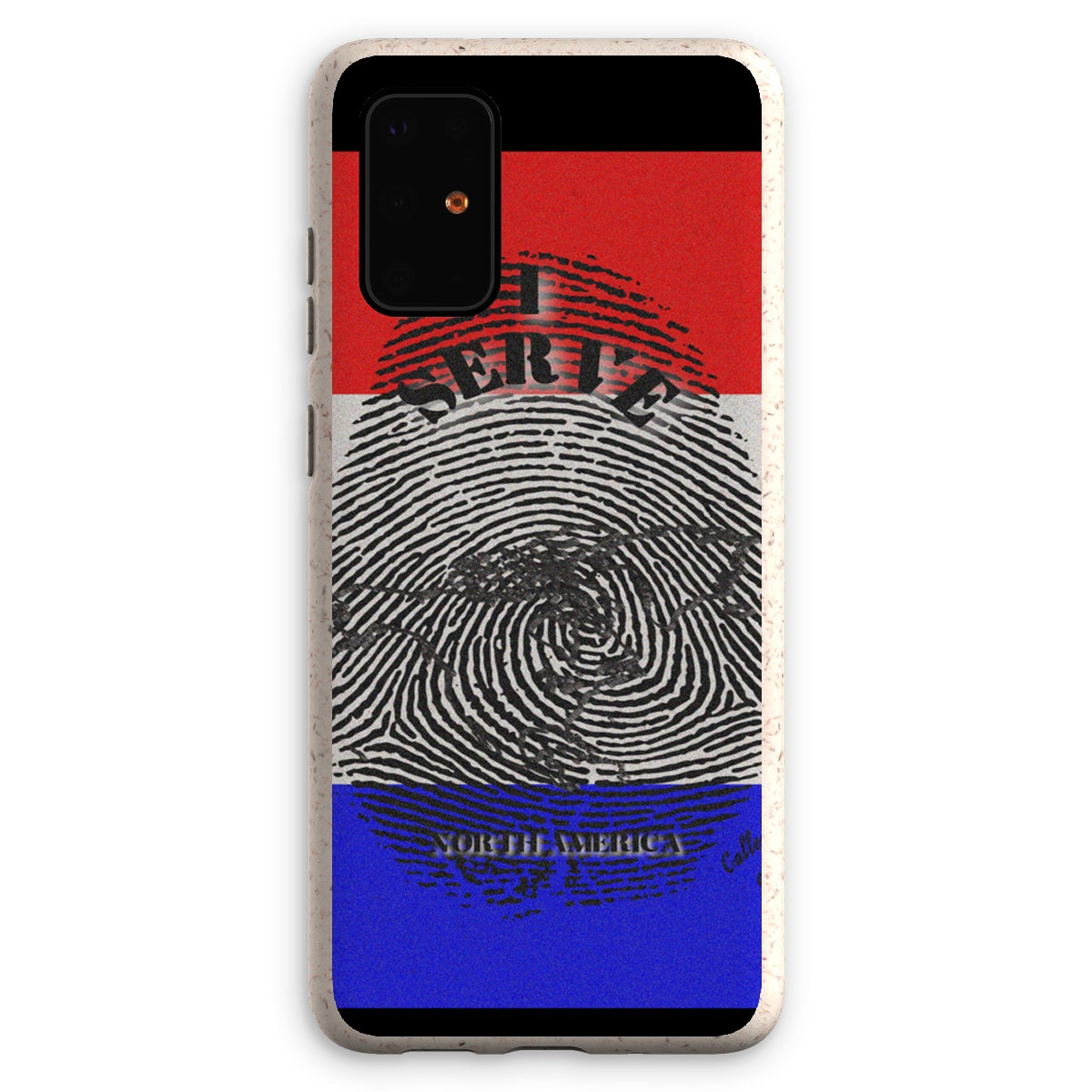 I Serve North America Fingerprint Eco Phone Case