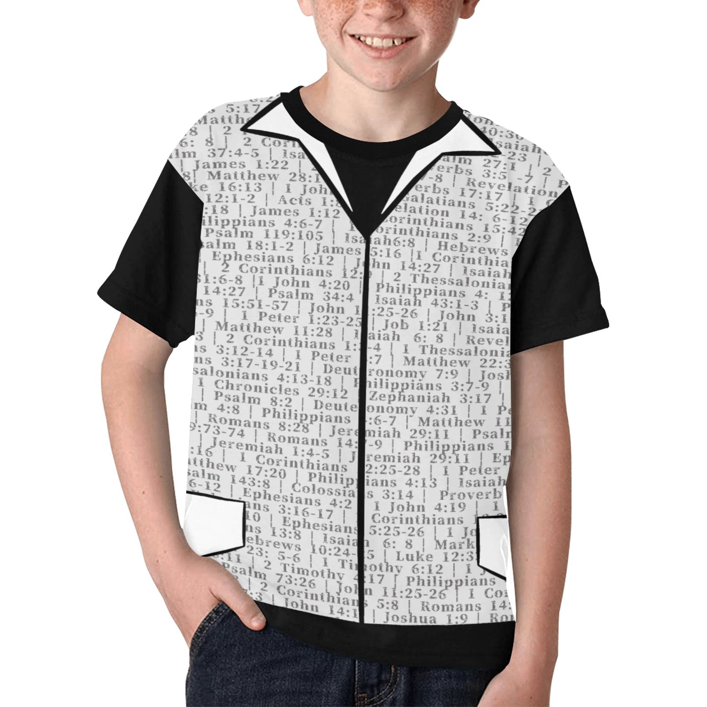 Youth Boy Psalm 139:14 Covered T-Shirt