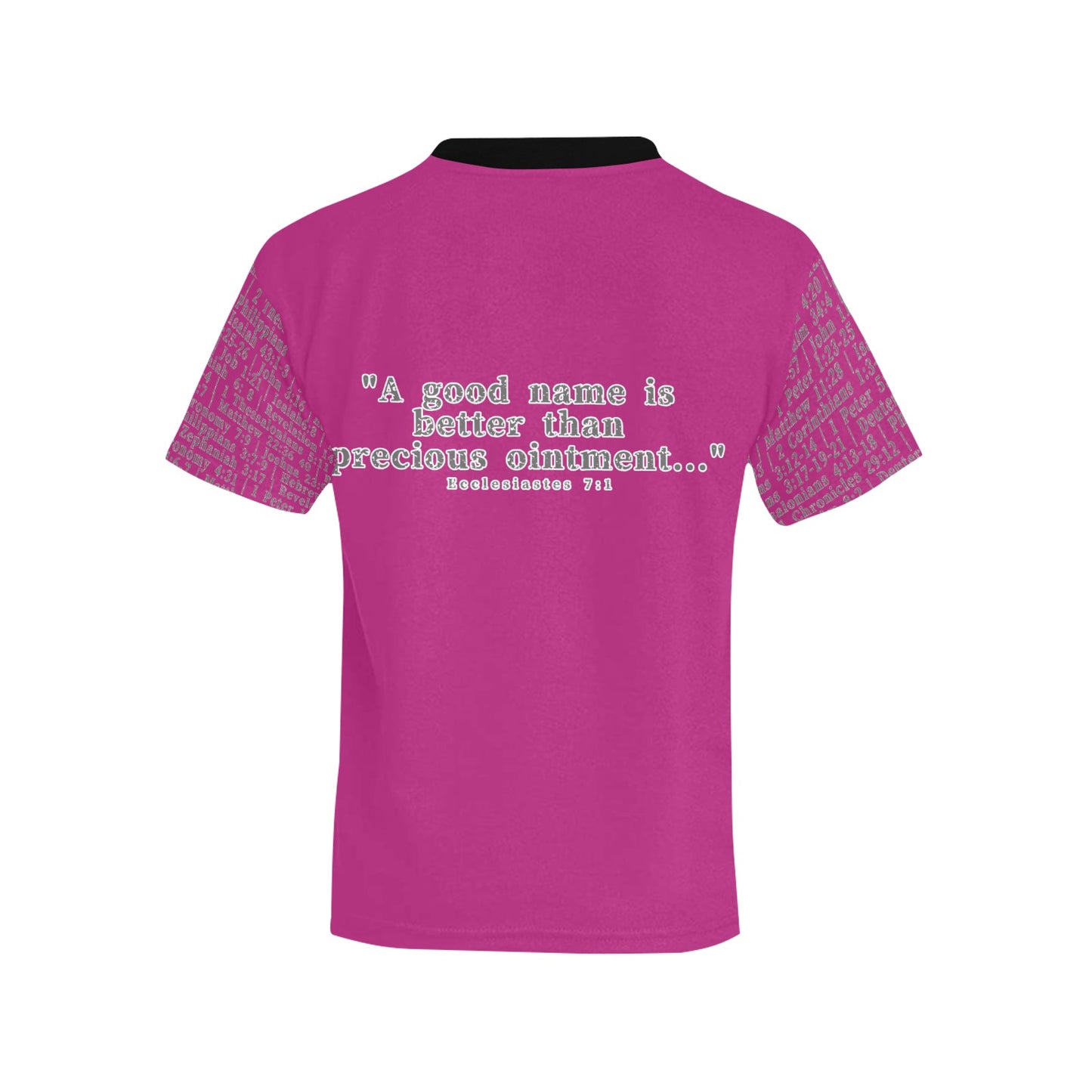 Youth Unisex Ecclesiastes 7:1 Covered T-Shirt