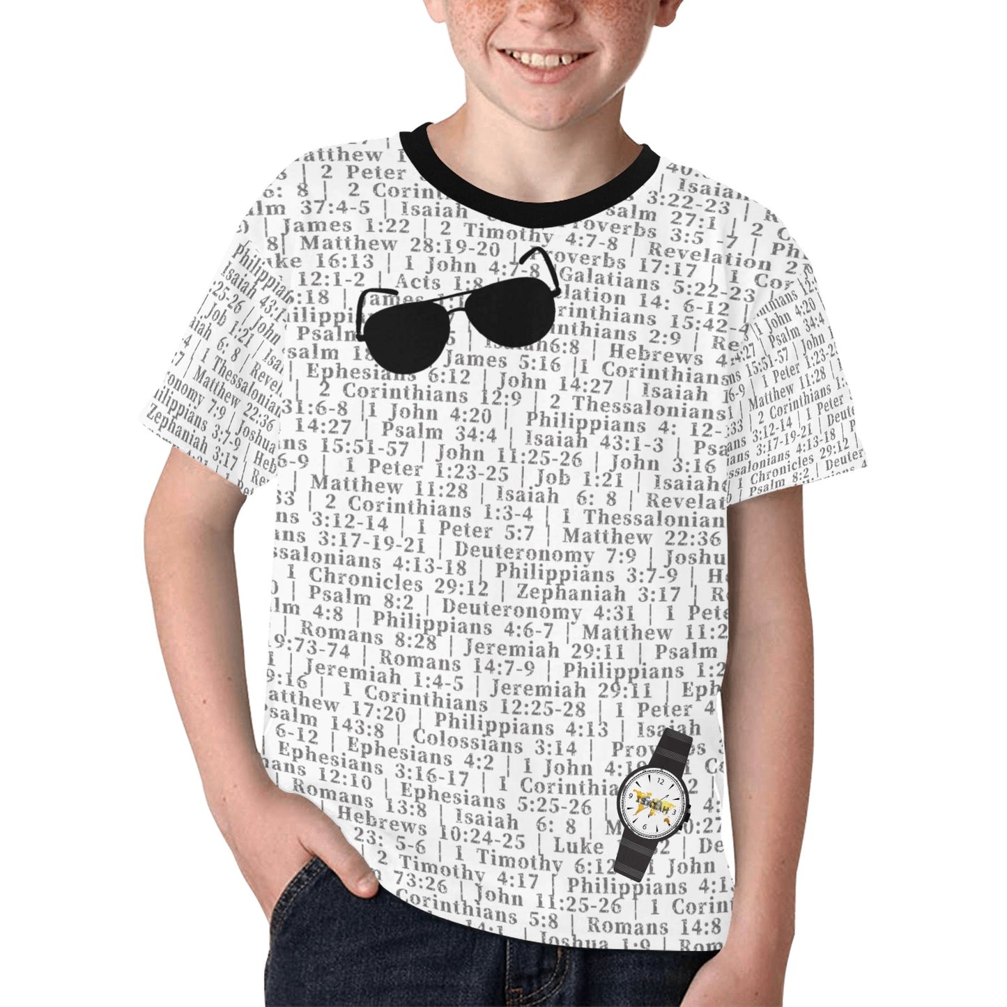 Youth Unisex Ecclesiastes 7:1 Covered T-Shirt