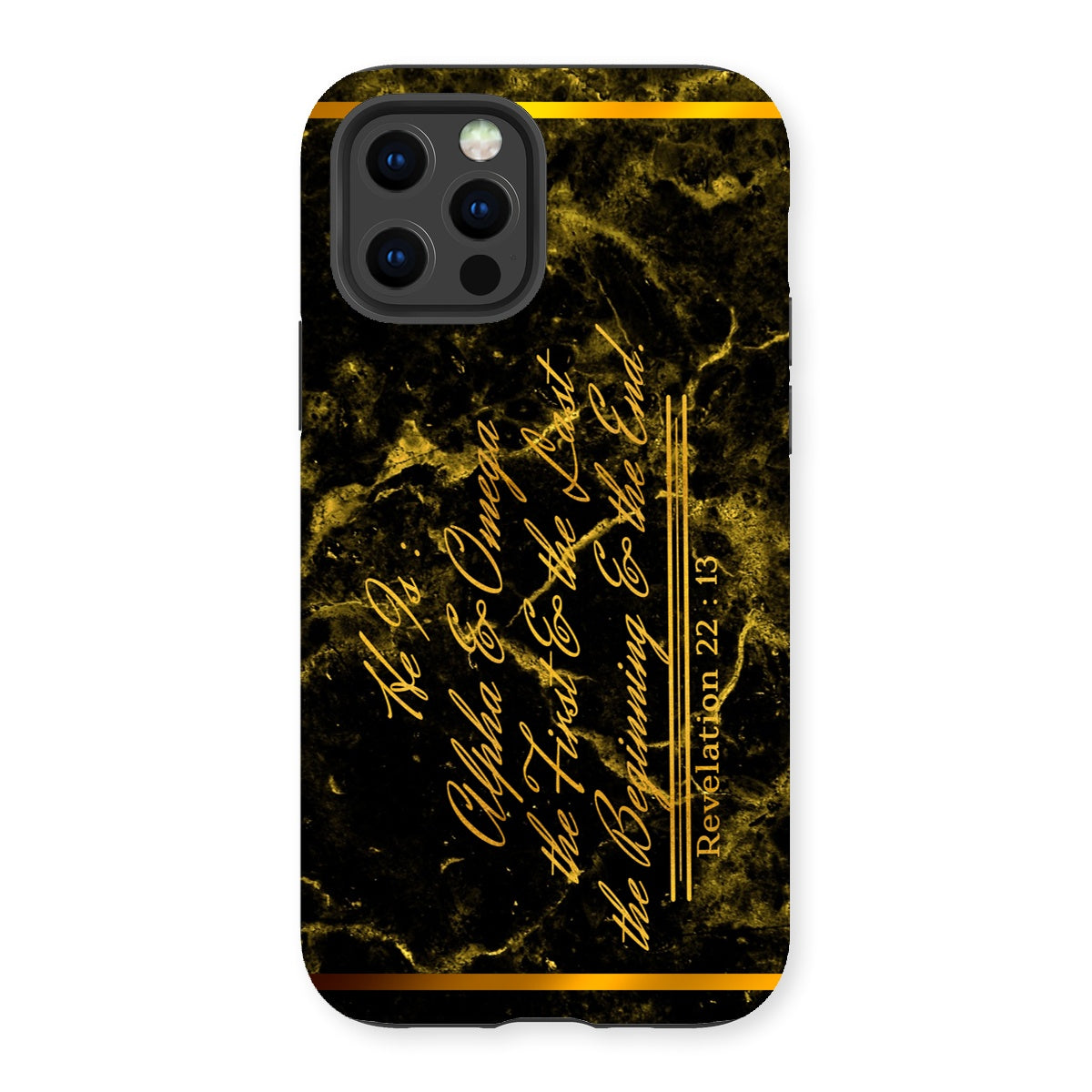 Alpha & Omega || Revelation 22:13 Tough Phone Case