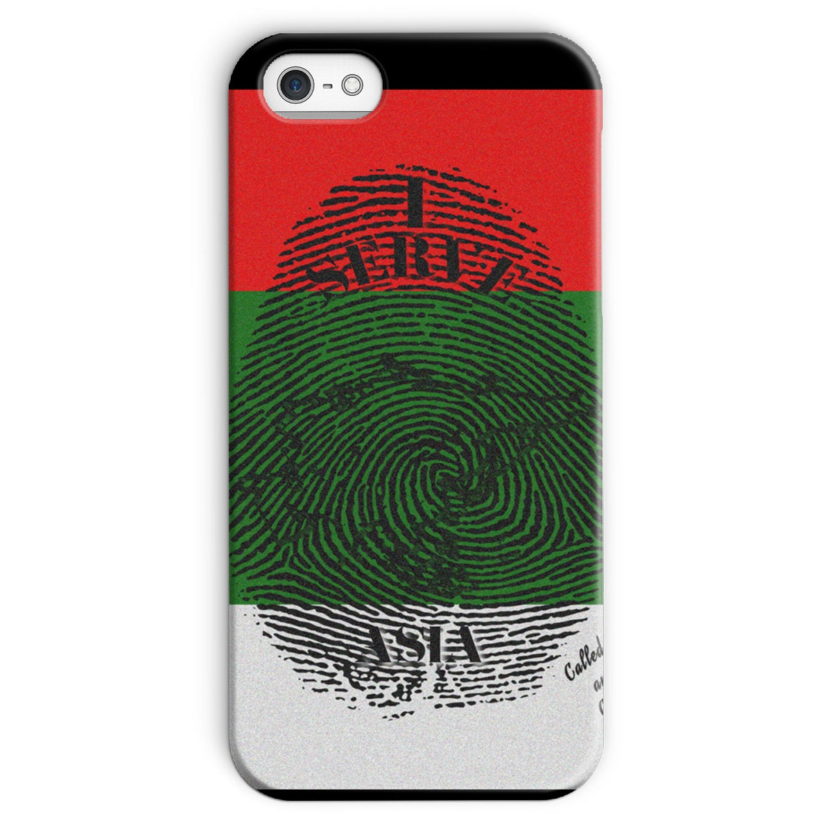 I Serve Asia Fingerprint Snap Phone Case
