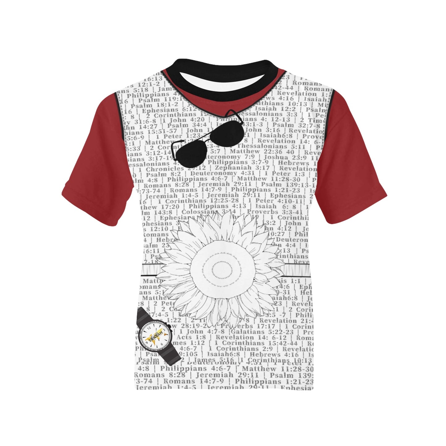 Youth Girl Psalm 46:10 Covered T-Shirt
