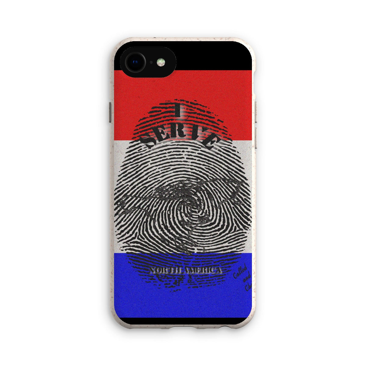 I Serve North America Fingerprint Eco Phone Case