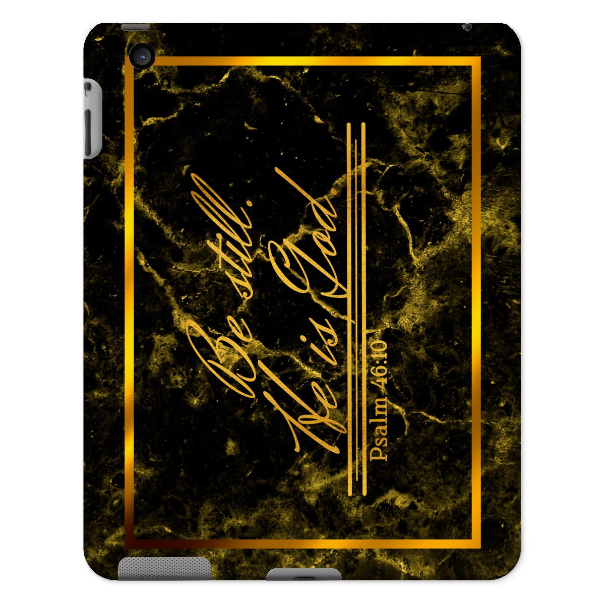 Be Still He is God || Psalm 46:10 iPad Case