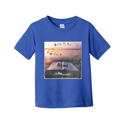 Spanish || Toddler Girl's Jesus Loves Me Family Sing-along T-Shirt