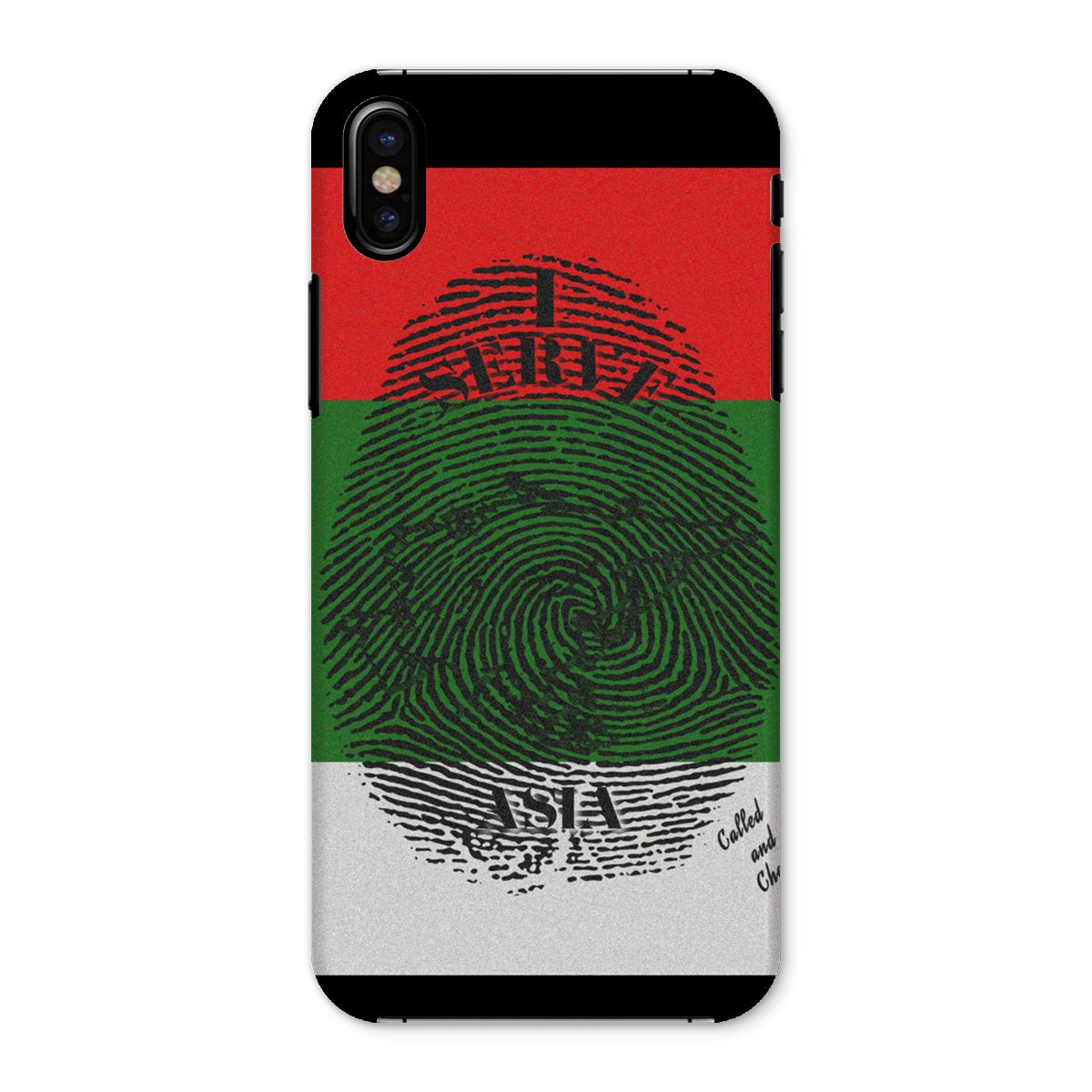 I Serve Asia Fingerprint Snap Phone Case