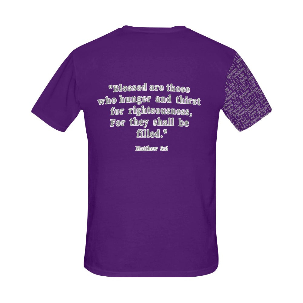 Adult Unisex Matthew 5:6 D.H.W. Jersey Tee