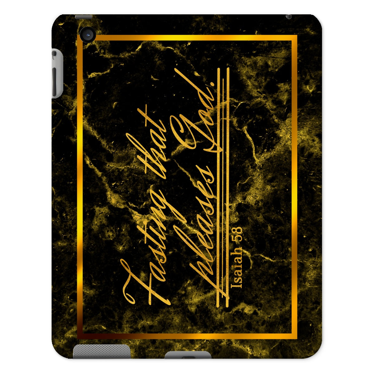 Fasting that Pleases God || Isaiah 58 iPad Case