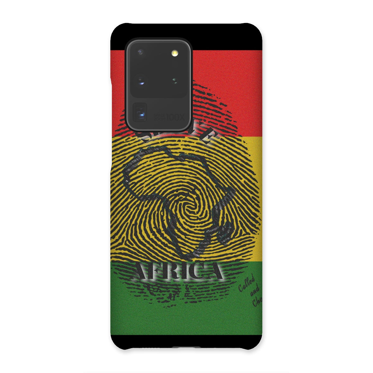 I Serve Africa Fingerprint Snap Phone Case