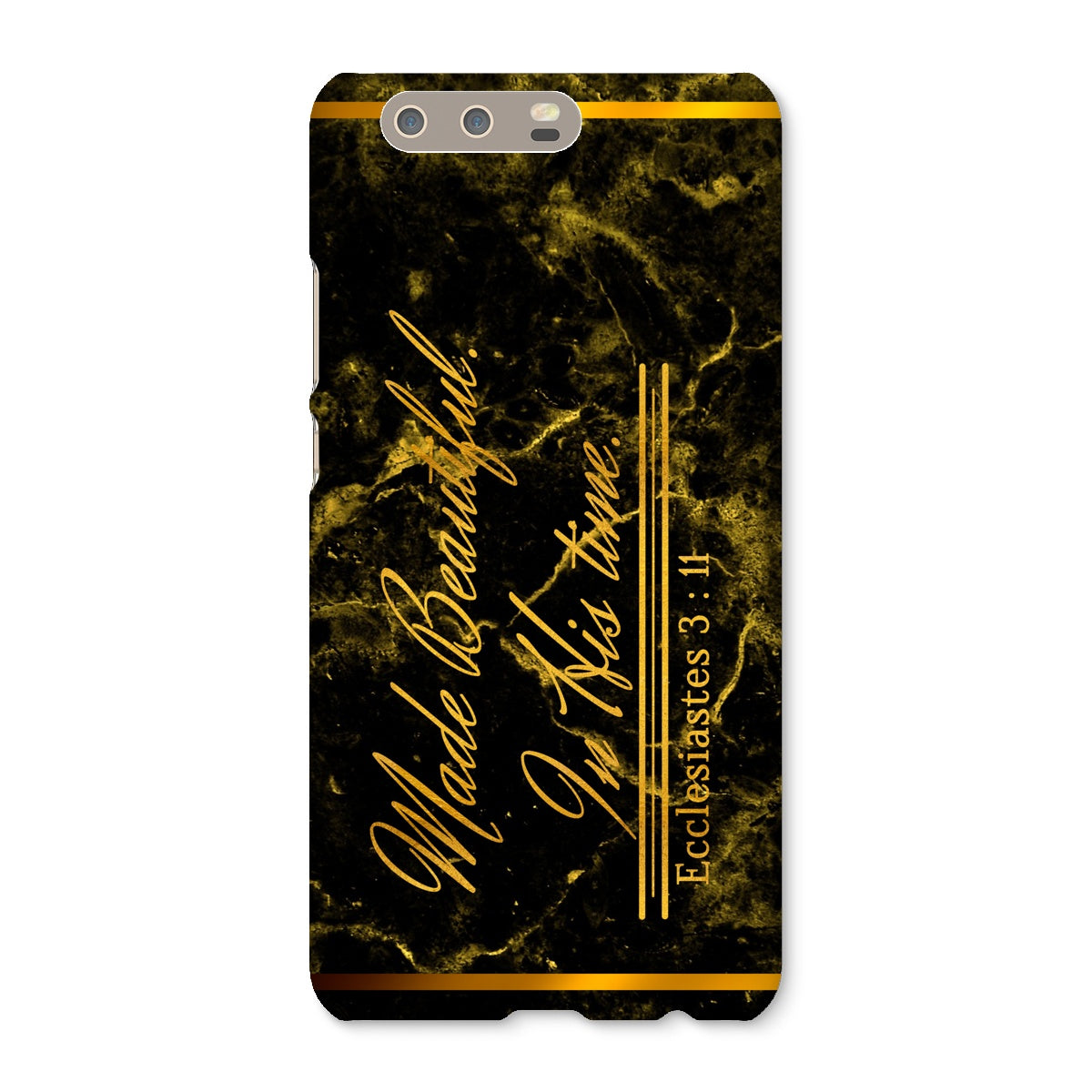 Made Beautiful in His Time || Ecclesiastes 3:11 Snap Phone Case