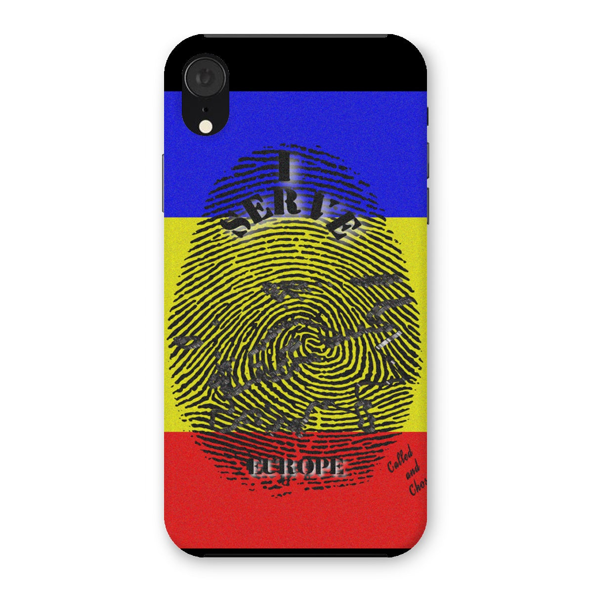 I Serve Europe Fingerprint Snap Phone Case