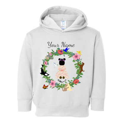 Personalized Born For This Time Toddler Girl’s Hoodie