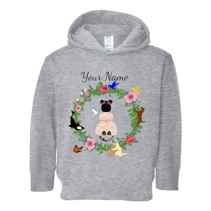Personalized Born For This Time Toddler Girl’s Hoodie