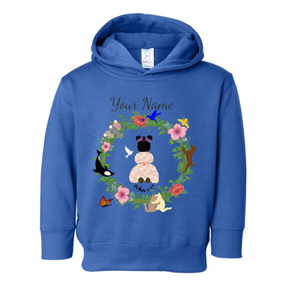 Personalized Born For This Time Toddler Girl’s Hoodie