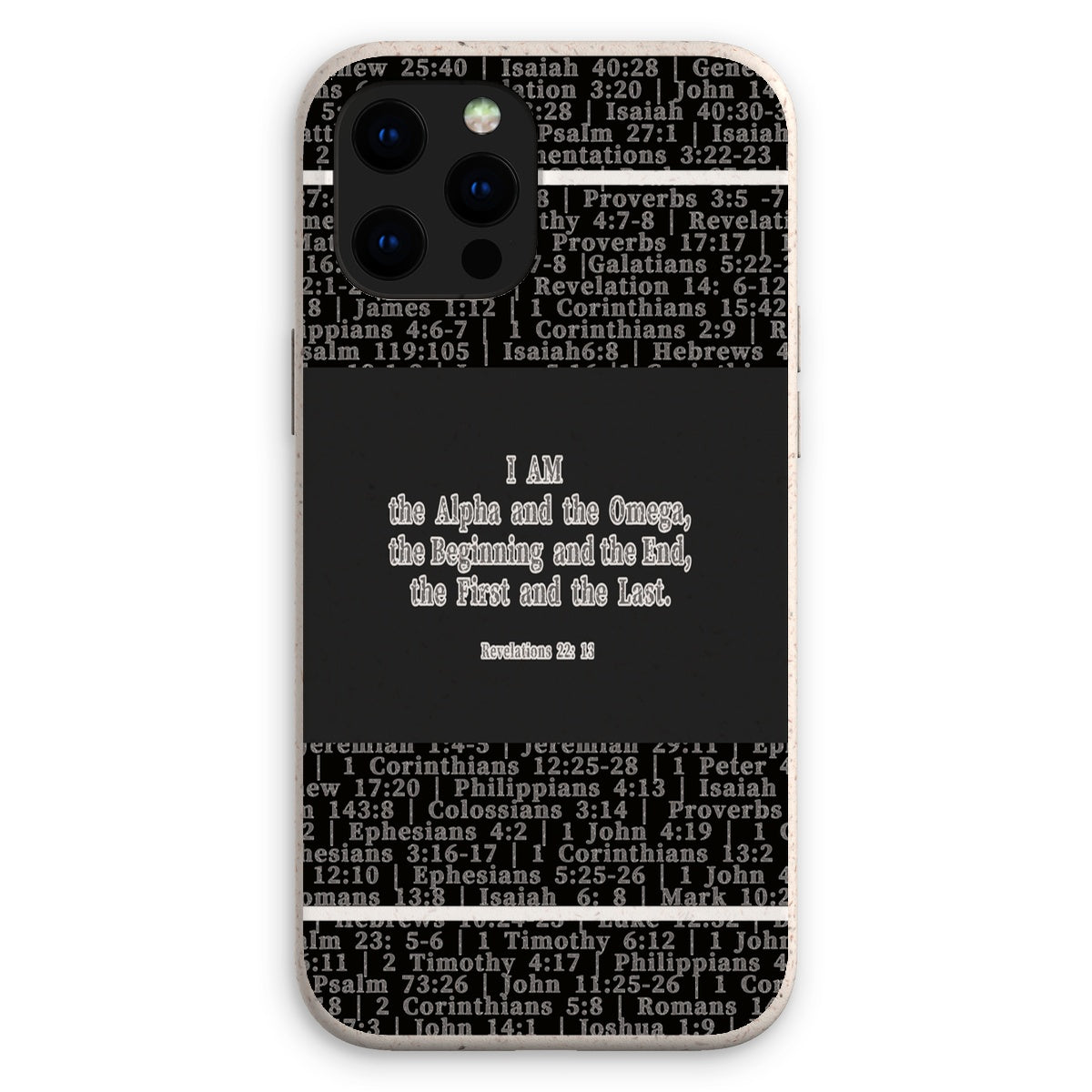 Revelation 22:13 Verse Eco Phone Case